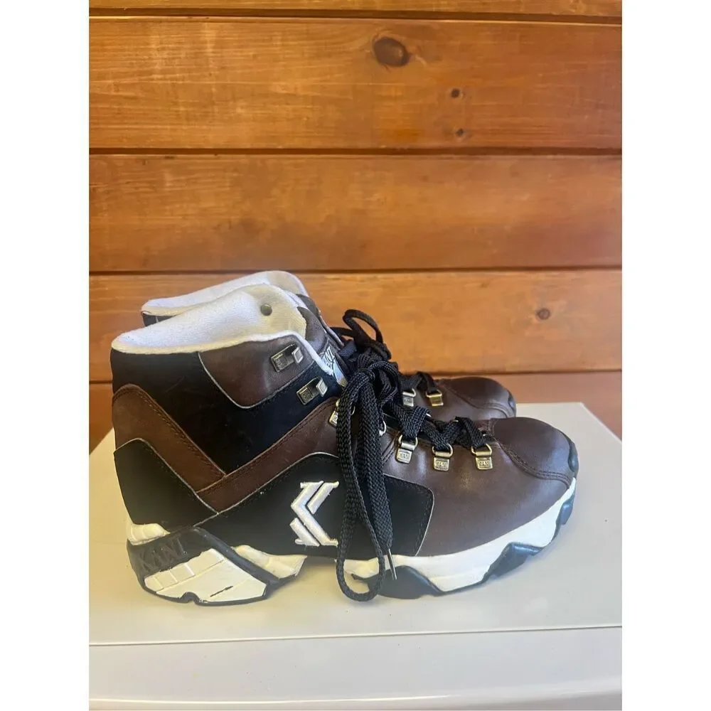 Rare Karl Kani Men’s Brown /Black Sneakers/Shoes  Sz 9.5